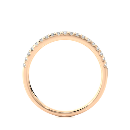 Full Eternity Wedding Band With Round Labgrown Diamonds Classic And Timeless Design - HIGHCARAT DIAMONDS