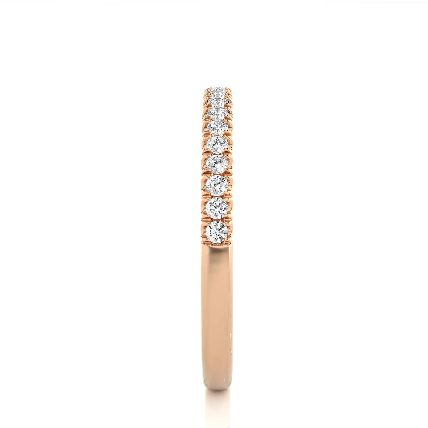 Full Eternity Wedding Band With Round Labgrown Diamonds Classic And Timeless Design - HIGHCARAT DIAMONDS