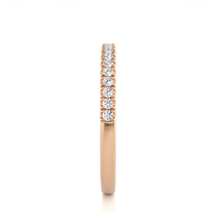 Full Eternity Wedding Band With Round Labgrown Diamonds Classic And Timeless Design - HIGHCARAT DIAMONDS