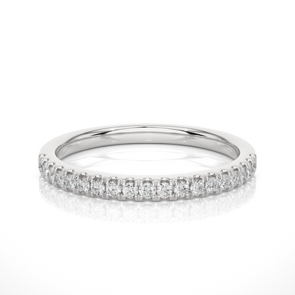 Full Eternity Wedding Band With Round Labgrown Diamonds Classic And Timeless Design - HIGHCARAT DIAMONDS
