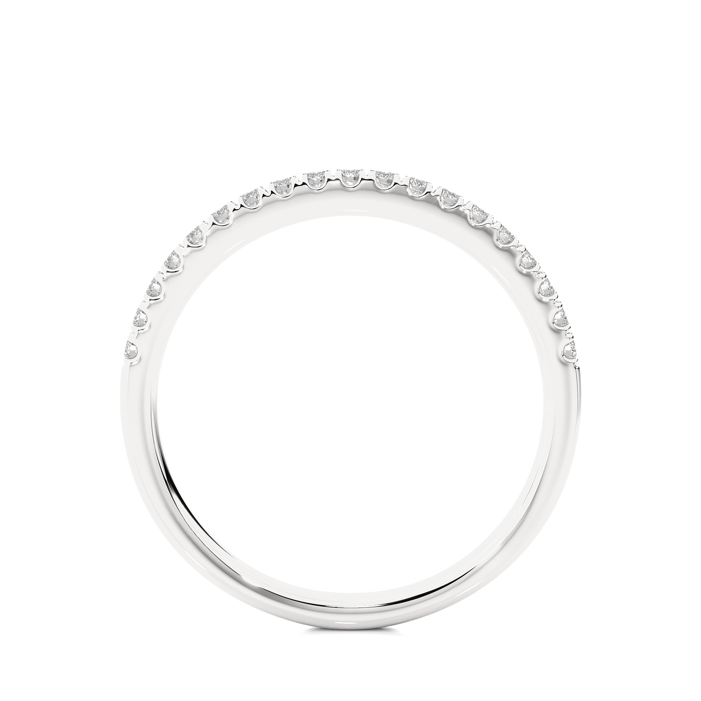 Full Eternity Wedding Band With Round Labgrown Diamonds Classic And Timeless Design - HIGHCARAT DIAMONDS