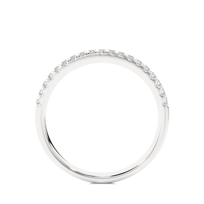 Full Eternity Wedding Band With Round Labgrown Diamonds Classic And Timeless Design - HIGHCARAT DIAMONDS