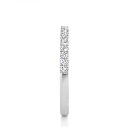 Full Eternity Wedding Band With Round Labgrown Diamonds Classic And Timeless Design - HIGHCARAT DIAMONDS