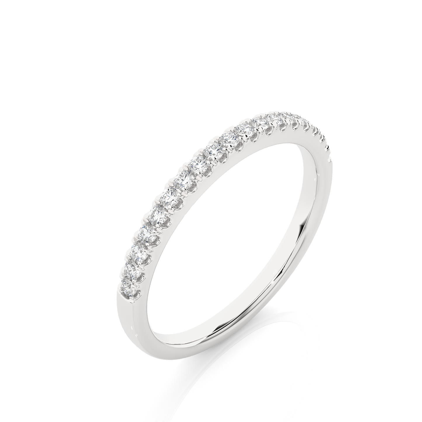 Full Eternity Wedding Band With Round Labgrown Diamonds Classic And Timeless Design - HIGHCARAT DIAMONDS