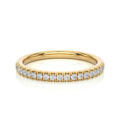 Full Eternity Wedding Band With Round Labgrown Diamonds Classic And Timeless Design - HIGHCARAT DIAMONDS