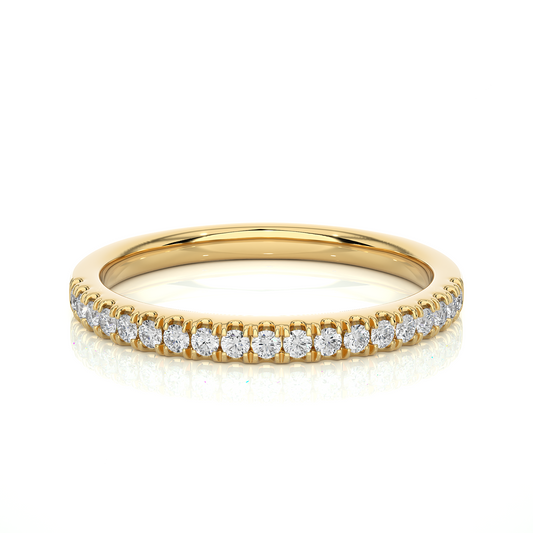 Full Eternity Wedding Band With Round Labgrown Diamonds Classic And Timeless Design - HIGHCARAT DIAMONDS