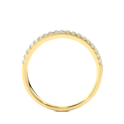 Full Eternity Wedding Band With Round Labgrown Diamonds Classic And Timeless Design - HIGHCARAT DIAMONDS