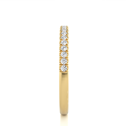Full Eternity Wedding Band With Round Labgrown Diamonds Classic And Timeless Design - HIGHCARAT DIAMONDS
