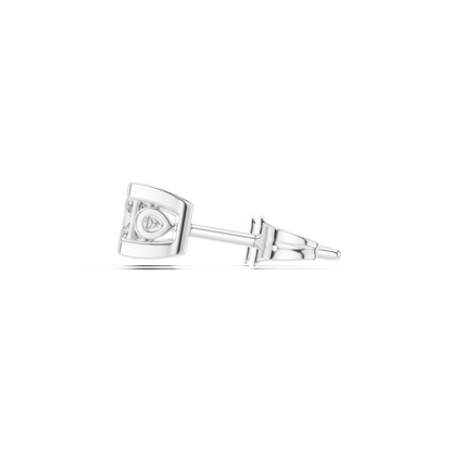 14k Solid Rose Gold Princess Cut Lab Grown Diamond Classic Look For Her Anniversary Gift