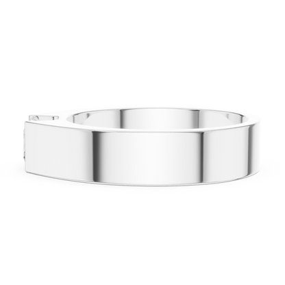 1.00 Ct Princess Cut Lab grown Diamond Classic Vintage New Unique Daily Wear Men Diamond Ring