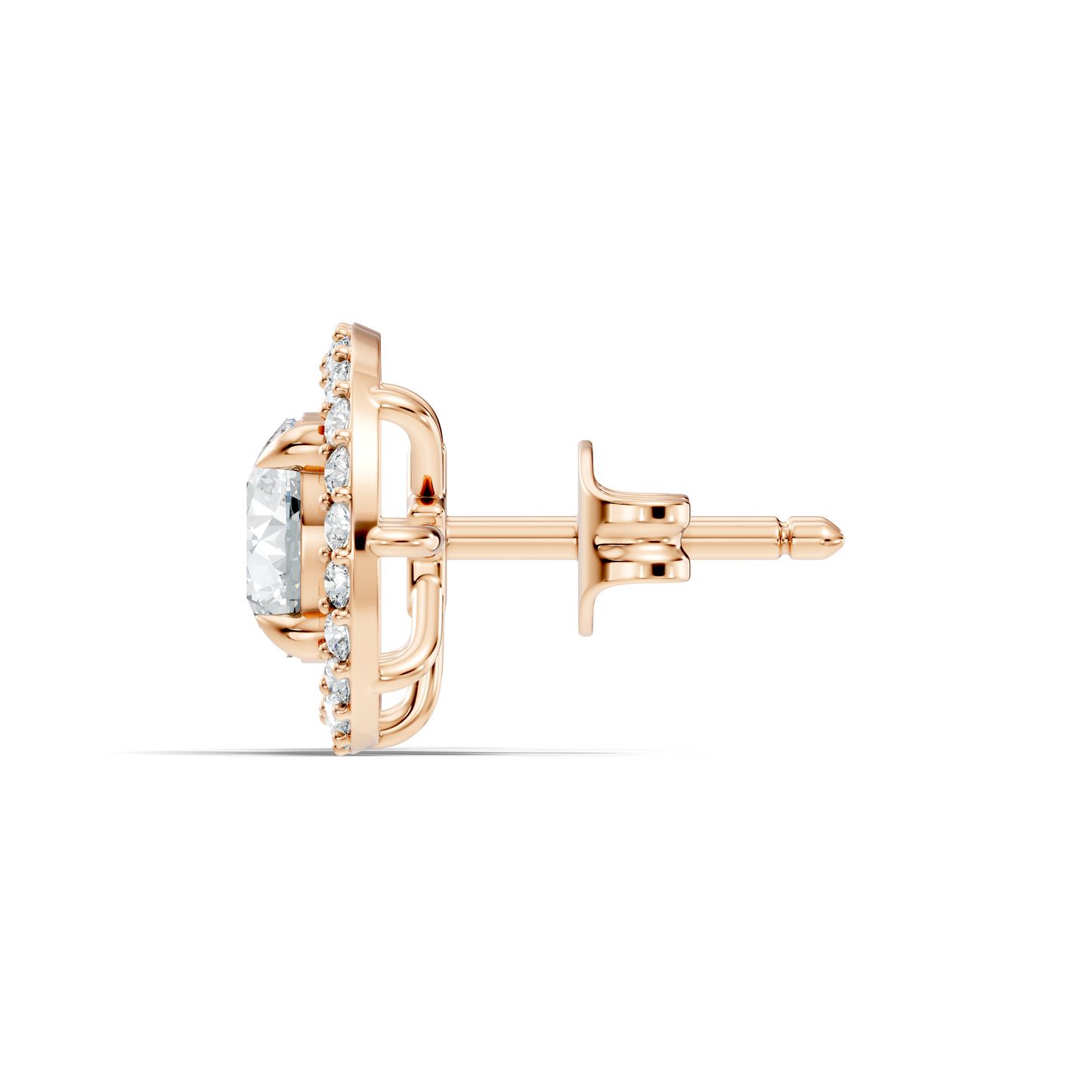 2.12 Ct Lab Grown Diamond Round Shape Minimalist New Classic Diamond Earrings For Wedding Wear