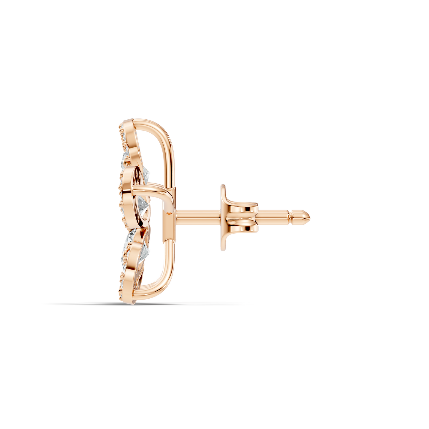 2.56 Ct Round & Oval Shape Lab Grown & Natural Diamond Every Wear Sparkling Diamond Earrings For Women