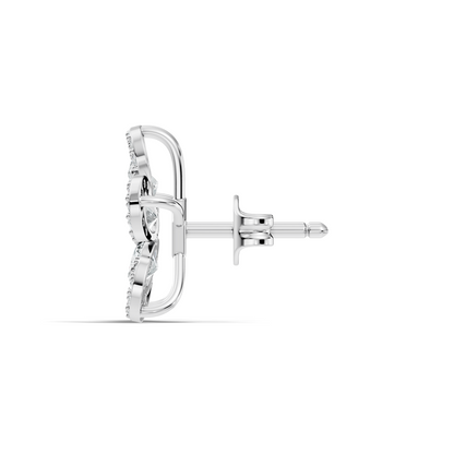 2.56 Ct Round & Oval Shape Lab Grown & Natural Diamond Every Wear Sparkling Diamond Earrings For Women