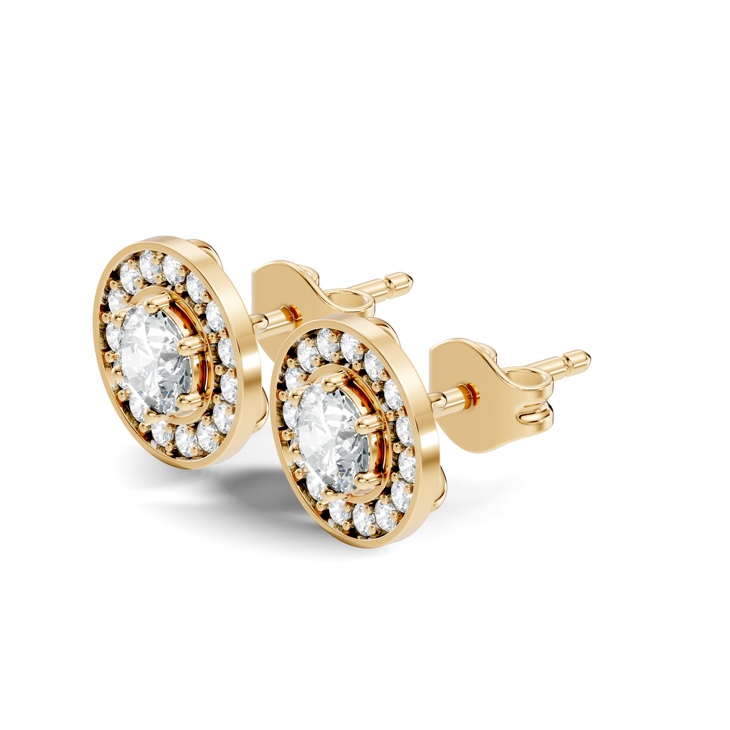 1.22 Ct Lab Grown Round Diamond New Classic Affordable Earrings For Anniversary Gift Her