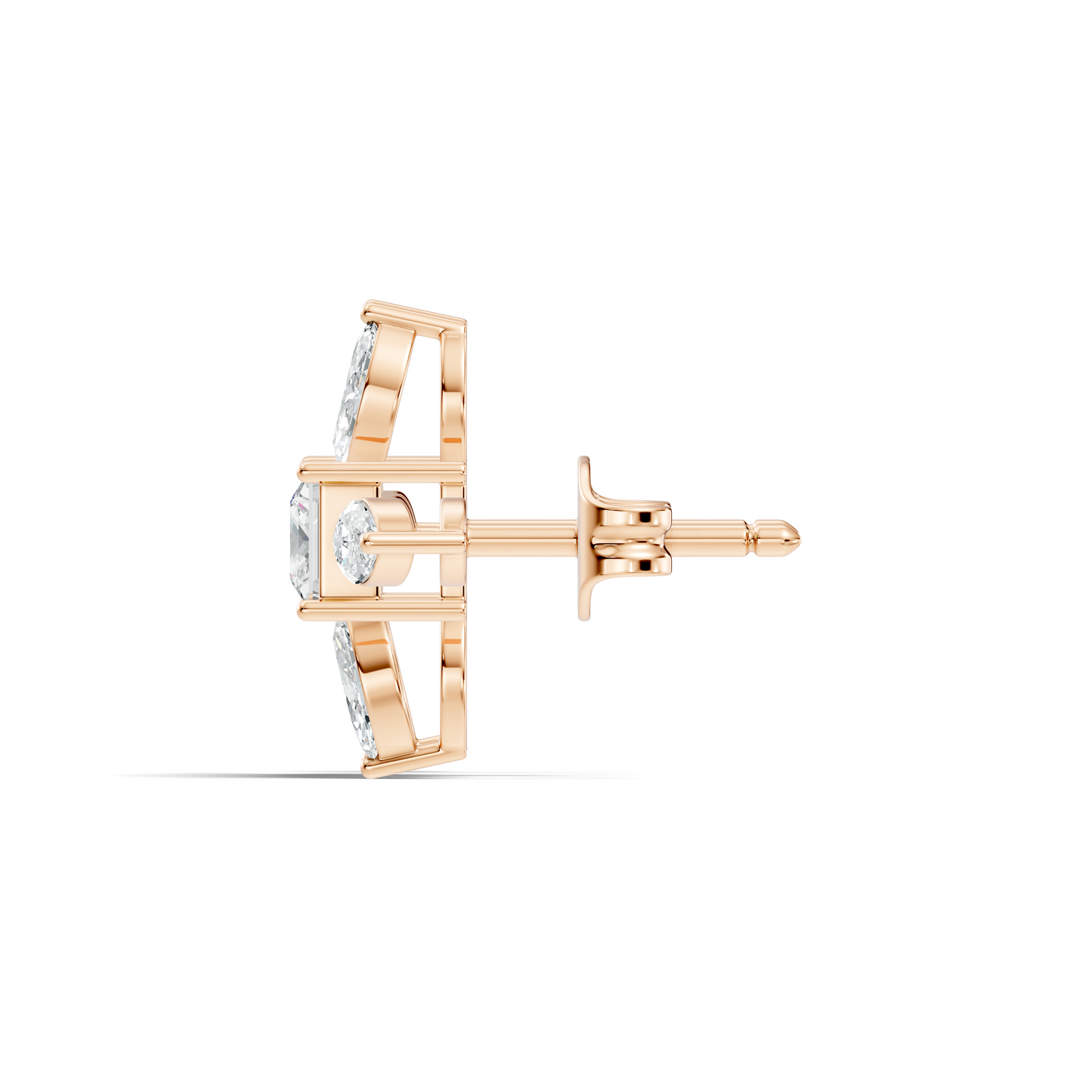 Princess & Marquise Cut 1.90 Ct Lab grown Diamond New Arrival Shinning Sparkle Diamond Earrings For Daily Wear