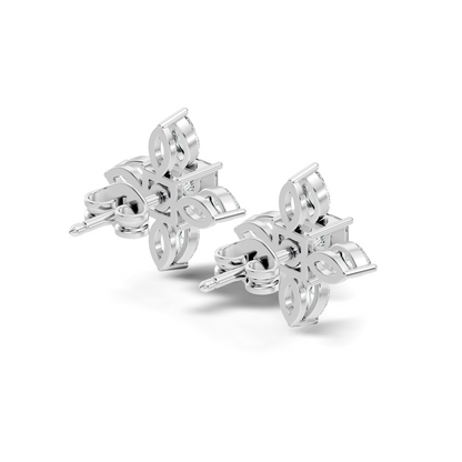 Princess & Marquise Cut 1.90 Ct Lab grown Diamond New Arrival Shinning Sparkle Diamond Earrings For Daily Wear