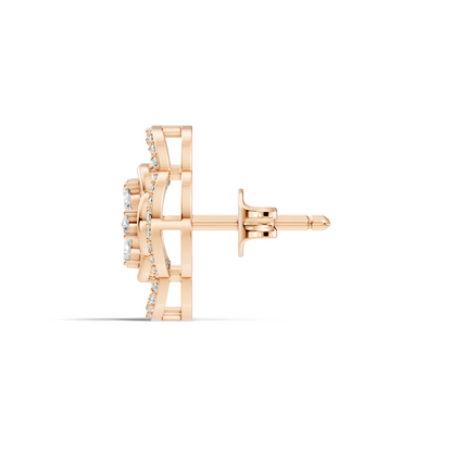 Pear & Round Shape Natural And Lab Grown Diamond Stunning Every Occasion Wear Diamond earrings For Her