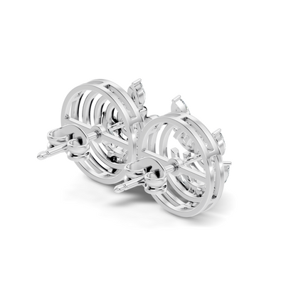 Marquise Cut 18k Solid Rose Gold New Style Ethically Wear Diamond Earrings For Women