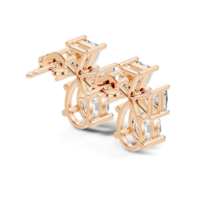 Triangle and Pear Shape Shining Classic Vintage Lab Grown diamond Earrings For Women