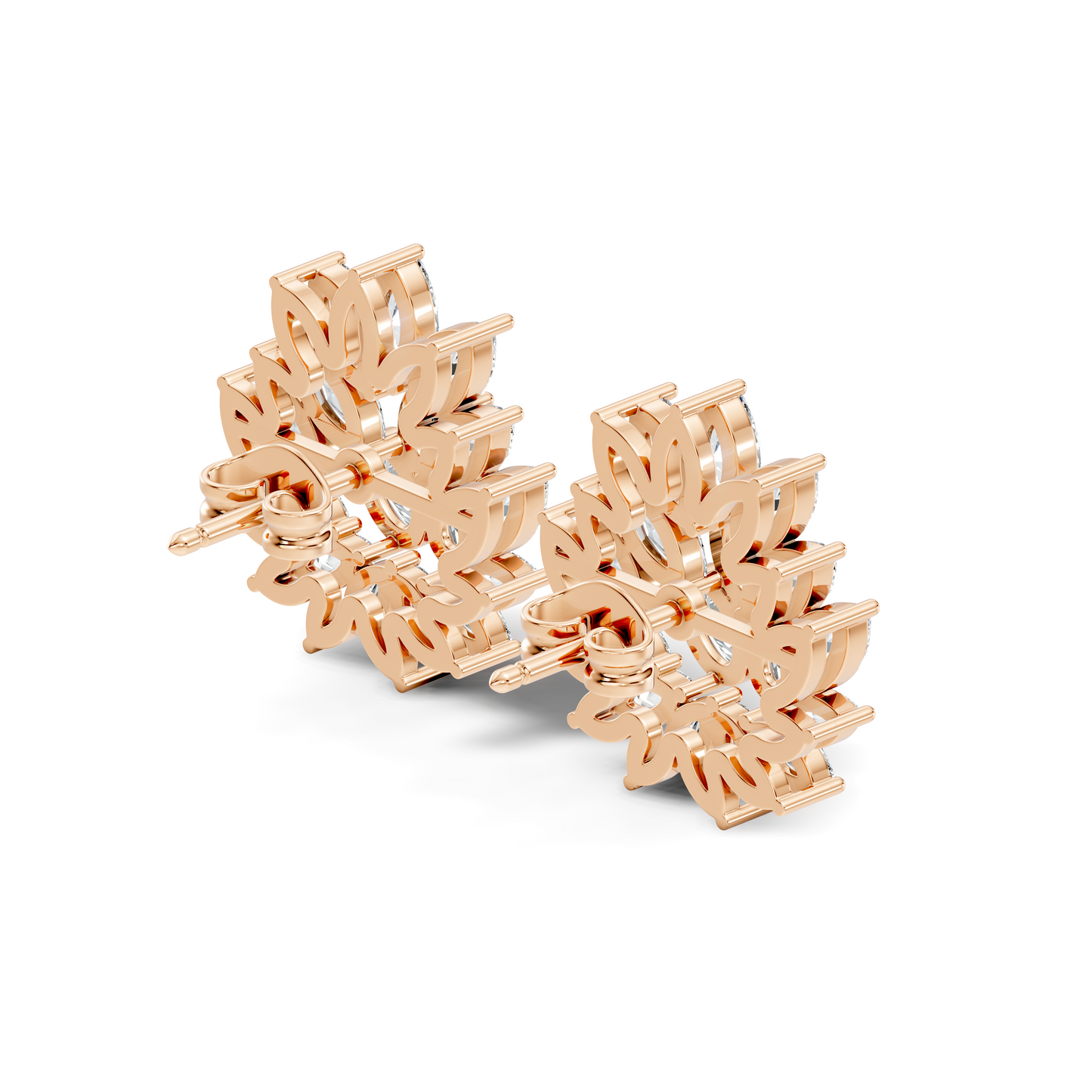 2.72 Ct Lab Grown and Natural Diamond Marquise & Oval Shape Diamond Dazzling Daily Wear Diamond Earrings