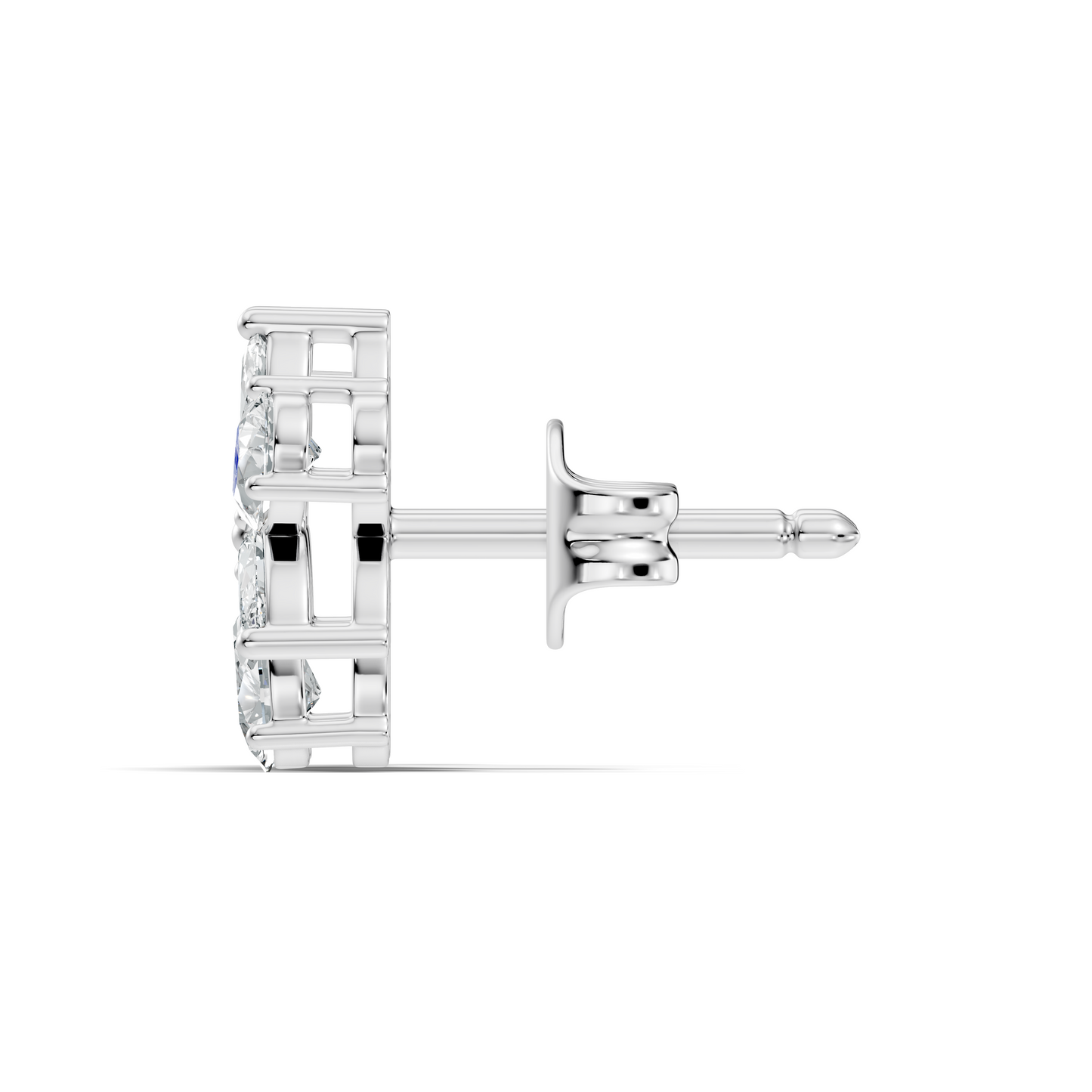 1.68 Ct Marquise & Pear Shape Natural & Lab grown Diamond Stunning Shinning Vintage Diamond Earrings For Birthday gif