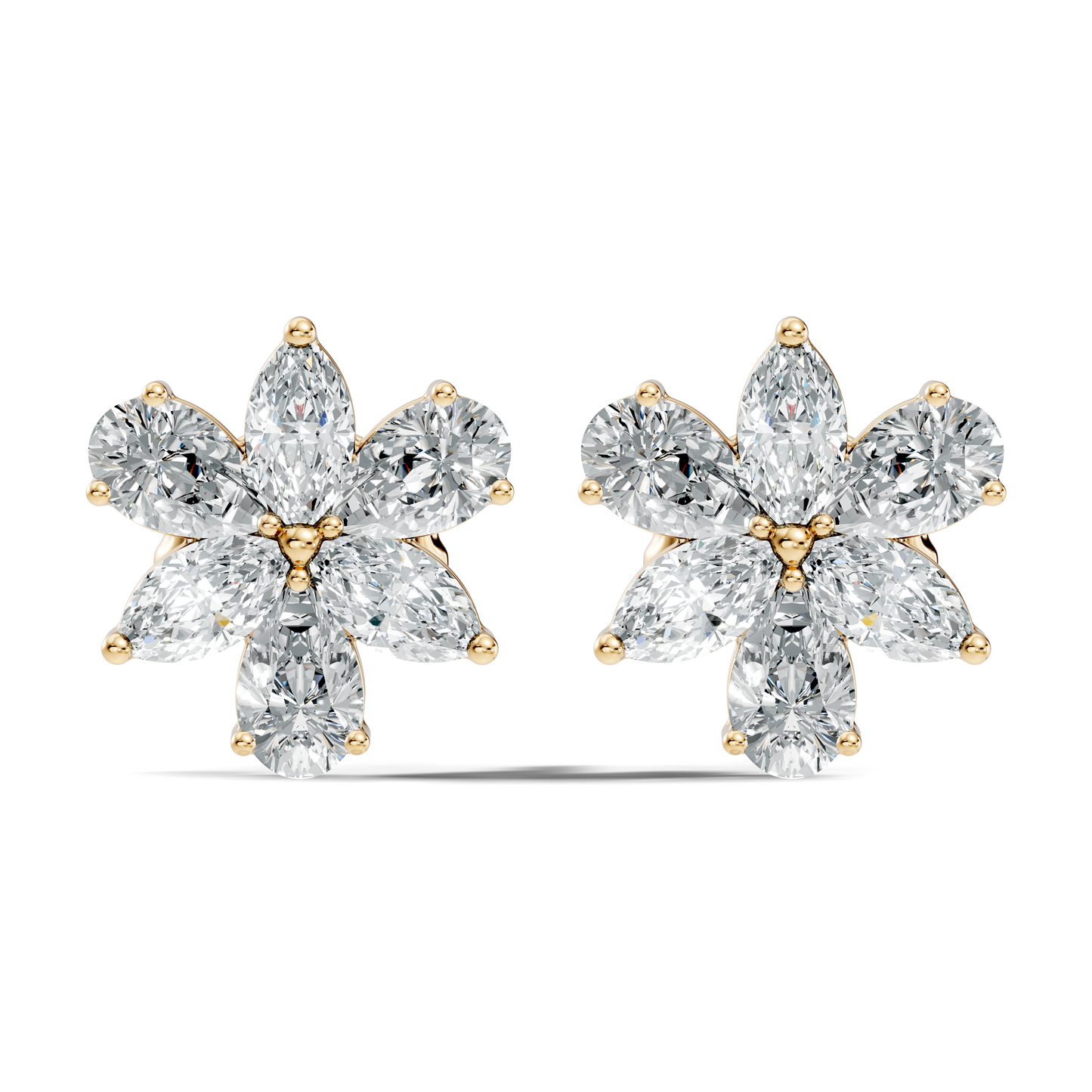 1.68 Ct Marquise & Pear Shape Natural & Lab grown Diamond Stunning Shinning Vintage Diamond Earrings For Birthday gif