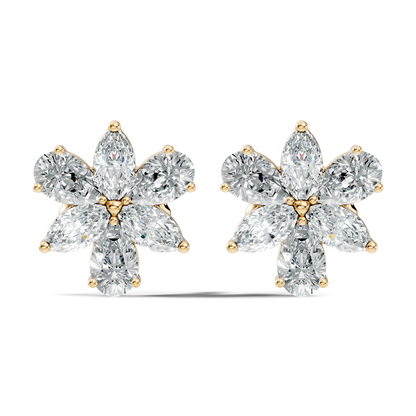 1.68 Ct Marquise & Pear Shape Natural & Lab grown Diamond Stunning Shinning Vintage Diamond Earrings For Birthday gif