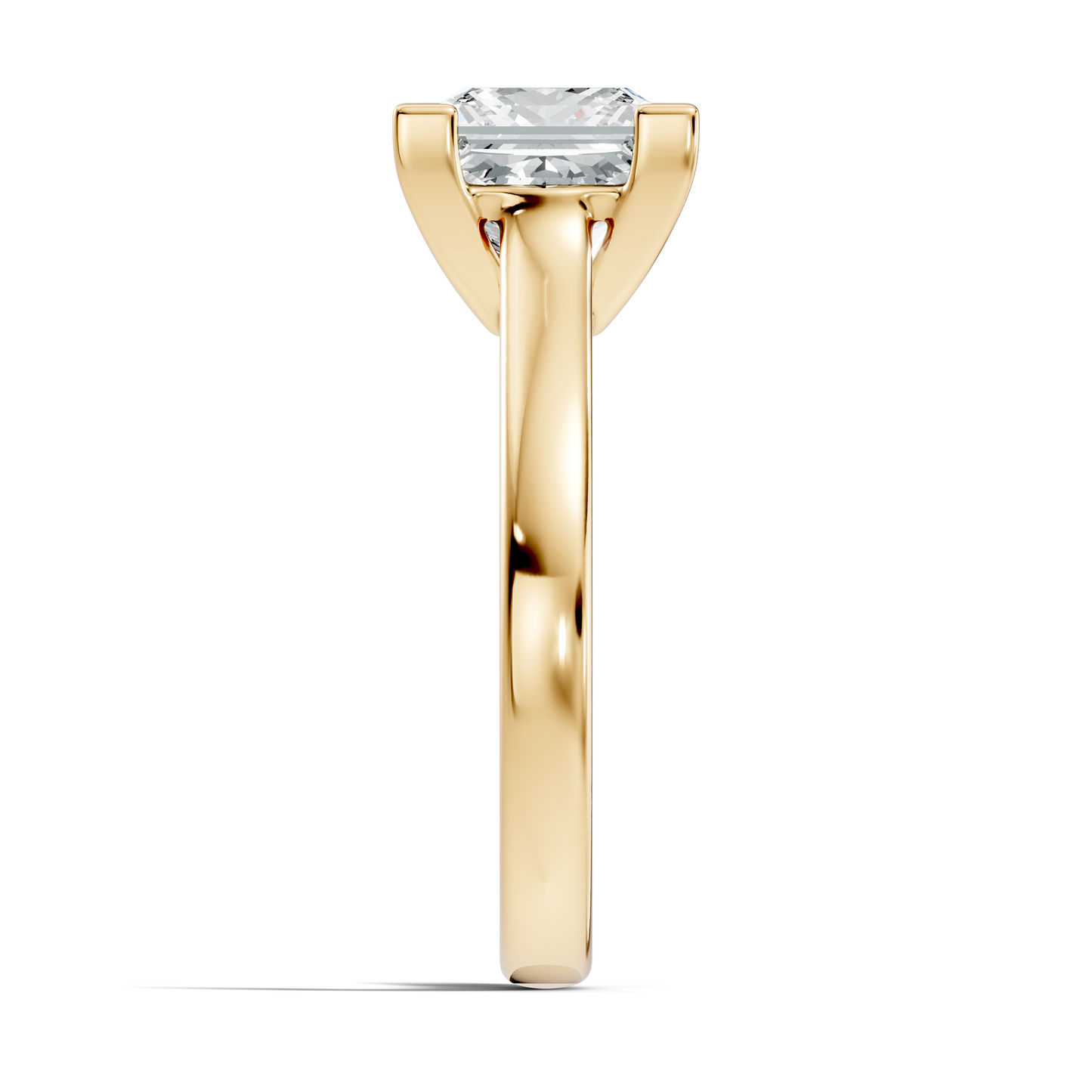 3.00Ct  Princess Cut Lab Grown Diamond Solitaire Delicate Vintage Cluster Engagement Ring For Her