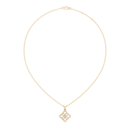 Elegant  Round Diamond Pendant 0.25 Carat Minimalist Handmade Necklace Pendant Jewelry