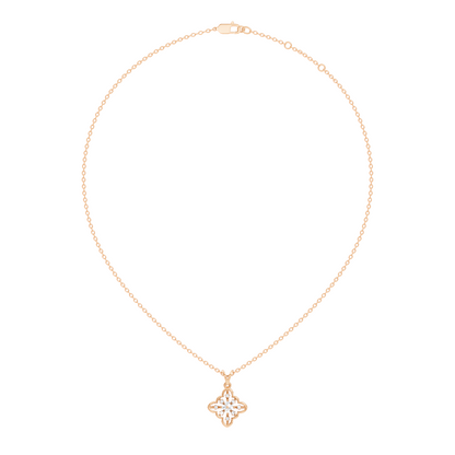 0.14 Carat Round Cut Diamond Pendant in 18K Solid Yellow Gold Perfect Gift for Her