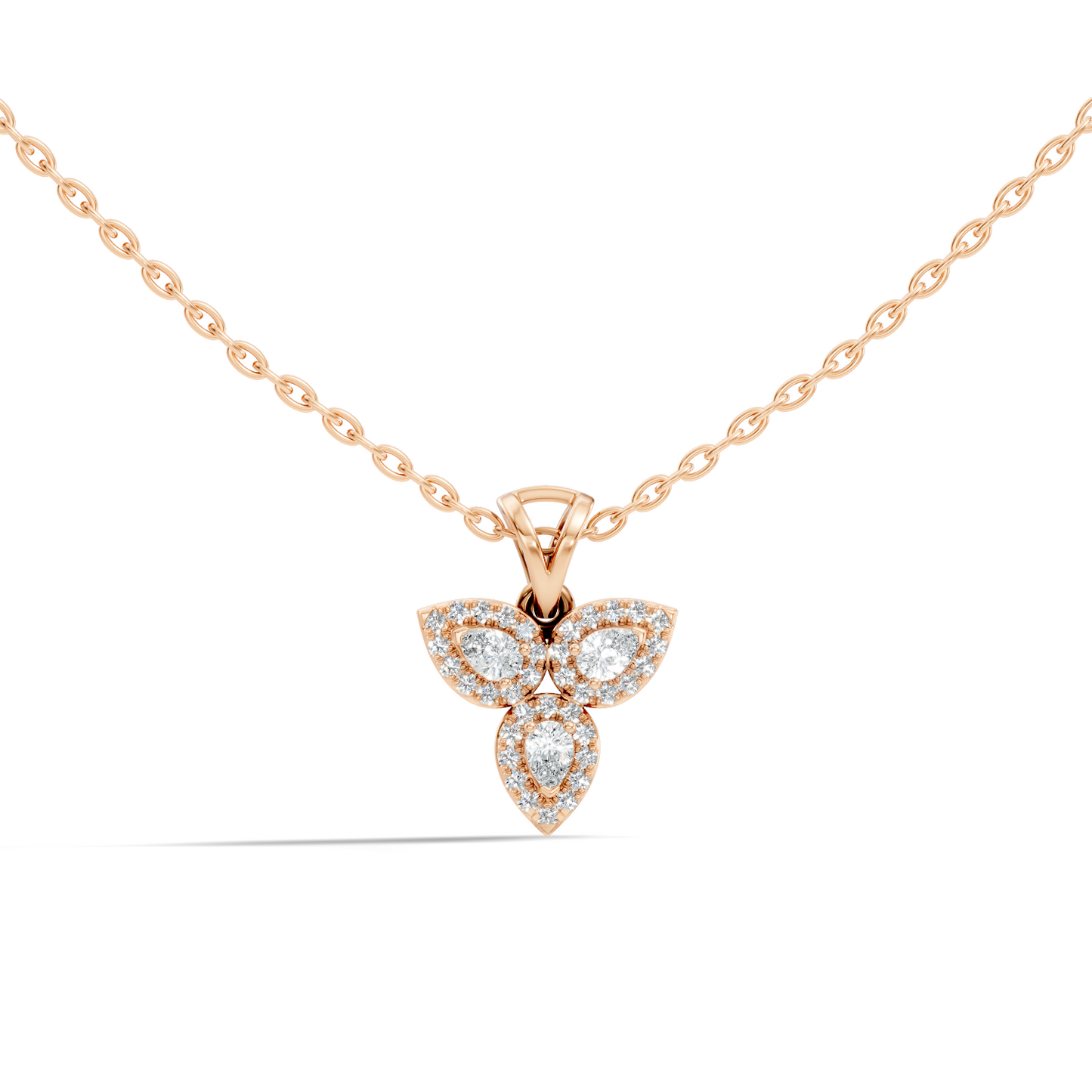 Elegant 0.53 Carat Pear Cut Diamond Pendant Perfect Gift for Women
