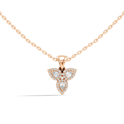 Elegant 0.53 Carat Pear Cut Diamond Pendant Perfect Gift for Women