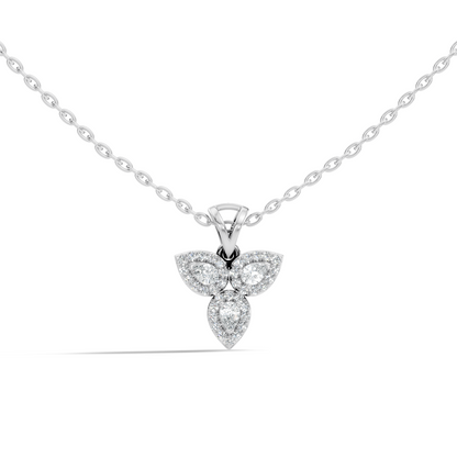 Elegant 0.53 Carat Pear Cut Diamond Pendant Perfect Gift for Women