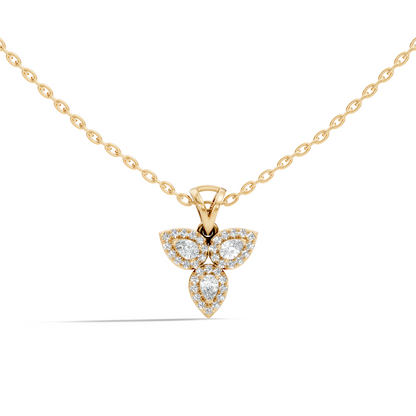 Elegant 0.53 Carat Pear Cut Diamond Pendant Perfect Gift for Women