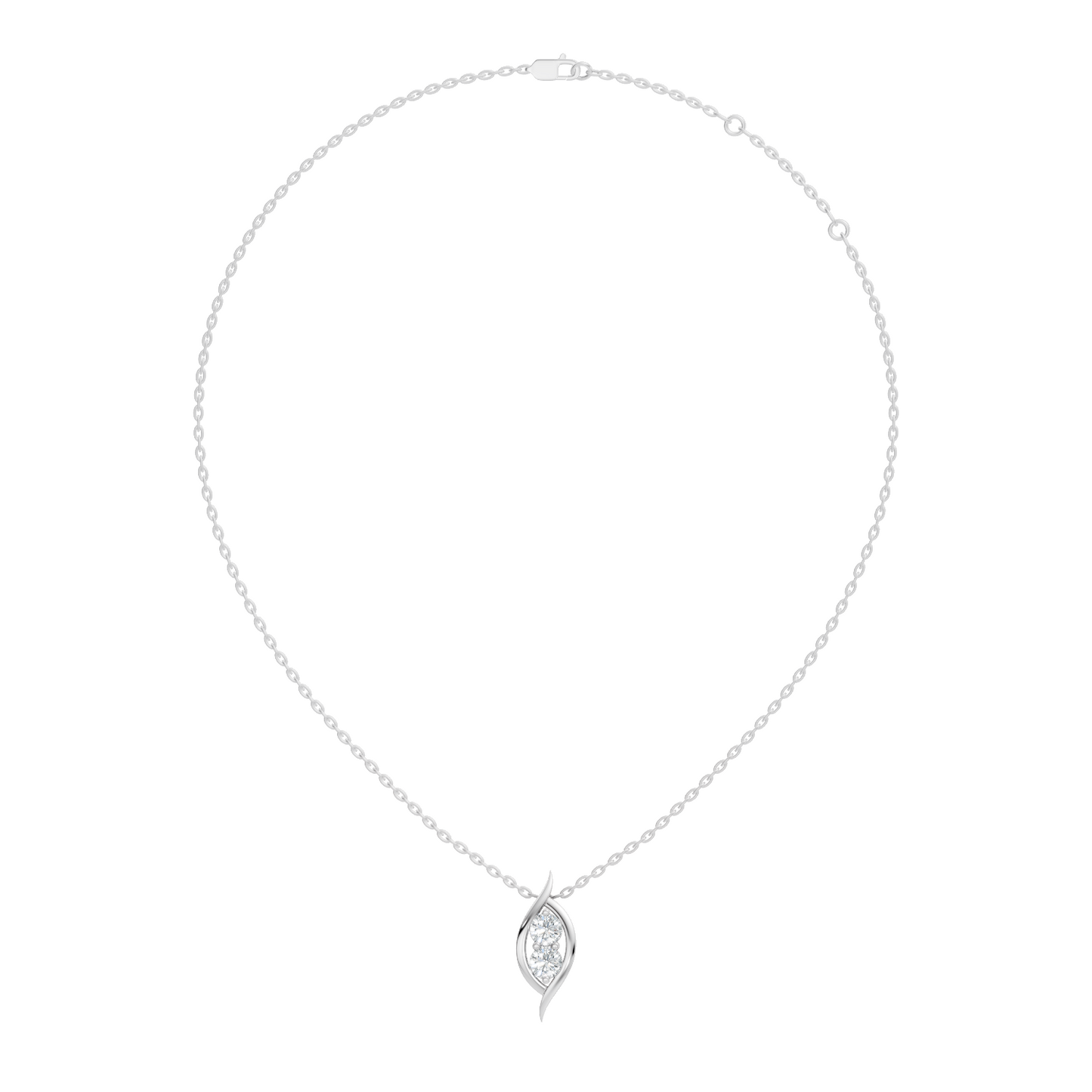 Stunning 0.60 Ct Round Lab-Grown Diamond Pendant in 14K Solid Gold for Her