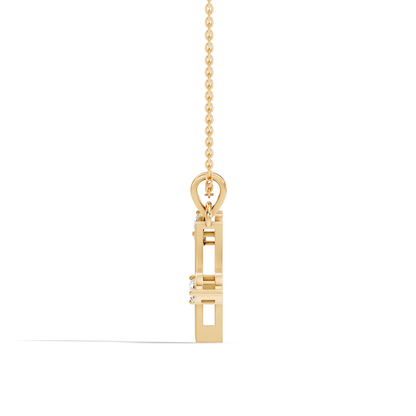 Shinning New Style Round & Marquise Shape Diamond Beautiful Diamond Pendant For Anniversary Gift