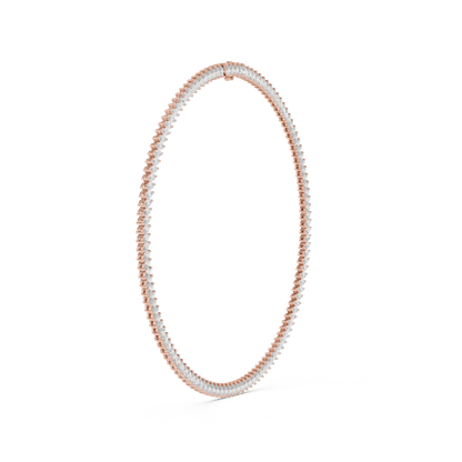 Marquise Cut Lab Grown & Natural Diamond Very Stunning And Classic Look Women Necklace For Her