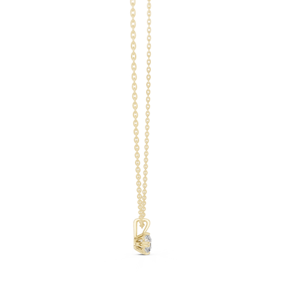 0.50 CT Round Cut labgrown Diamond Solitaire Pendant Elegant Jewelry For Her