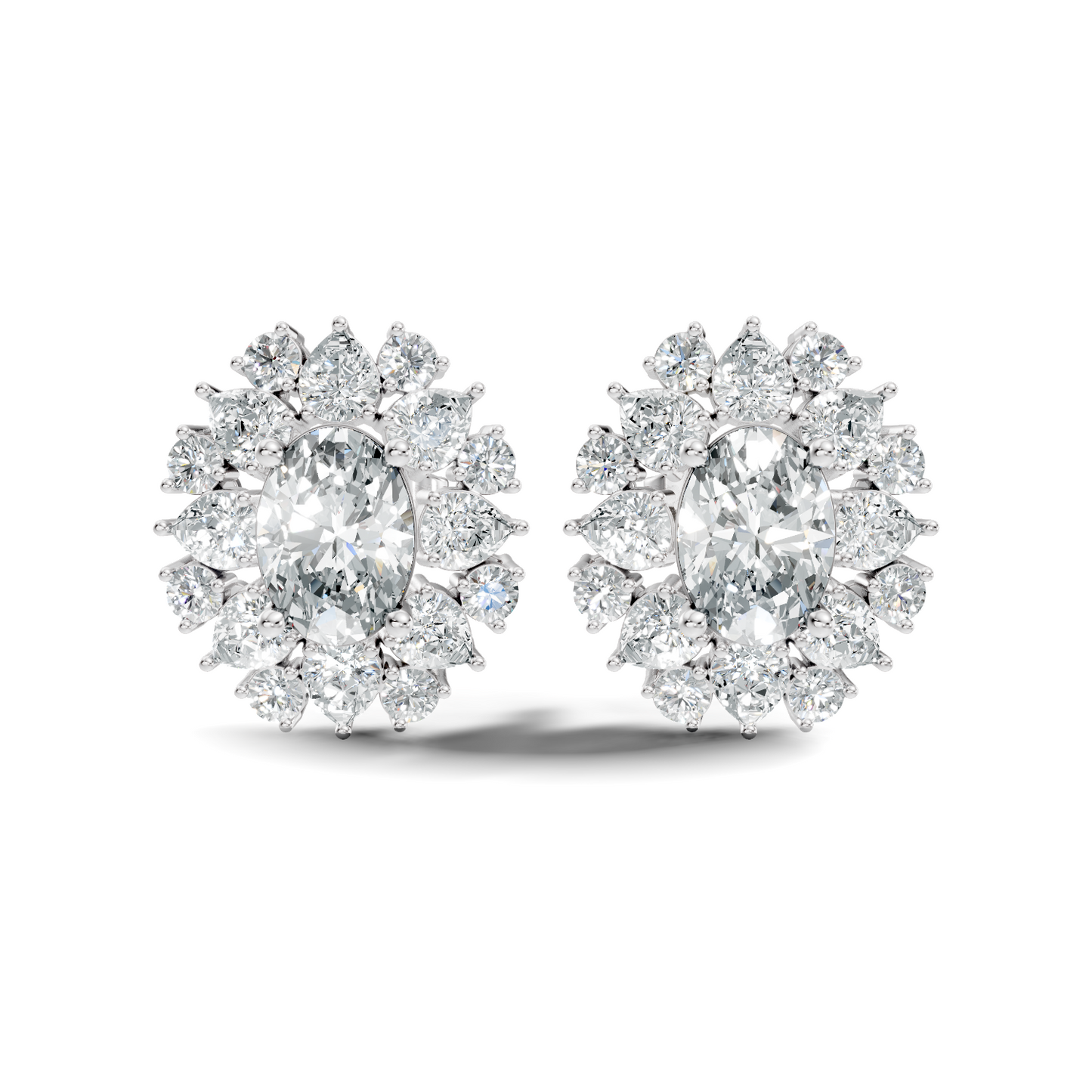 3.50 Ct Round, Pear, Oval Lab Grown Diamond Ethically Occasionally Wear Diamond Earrings