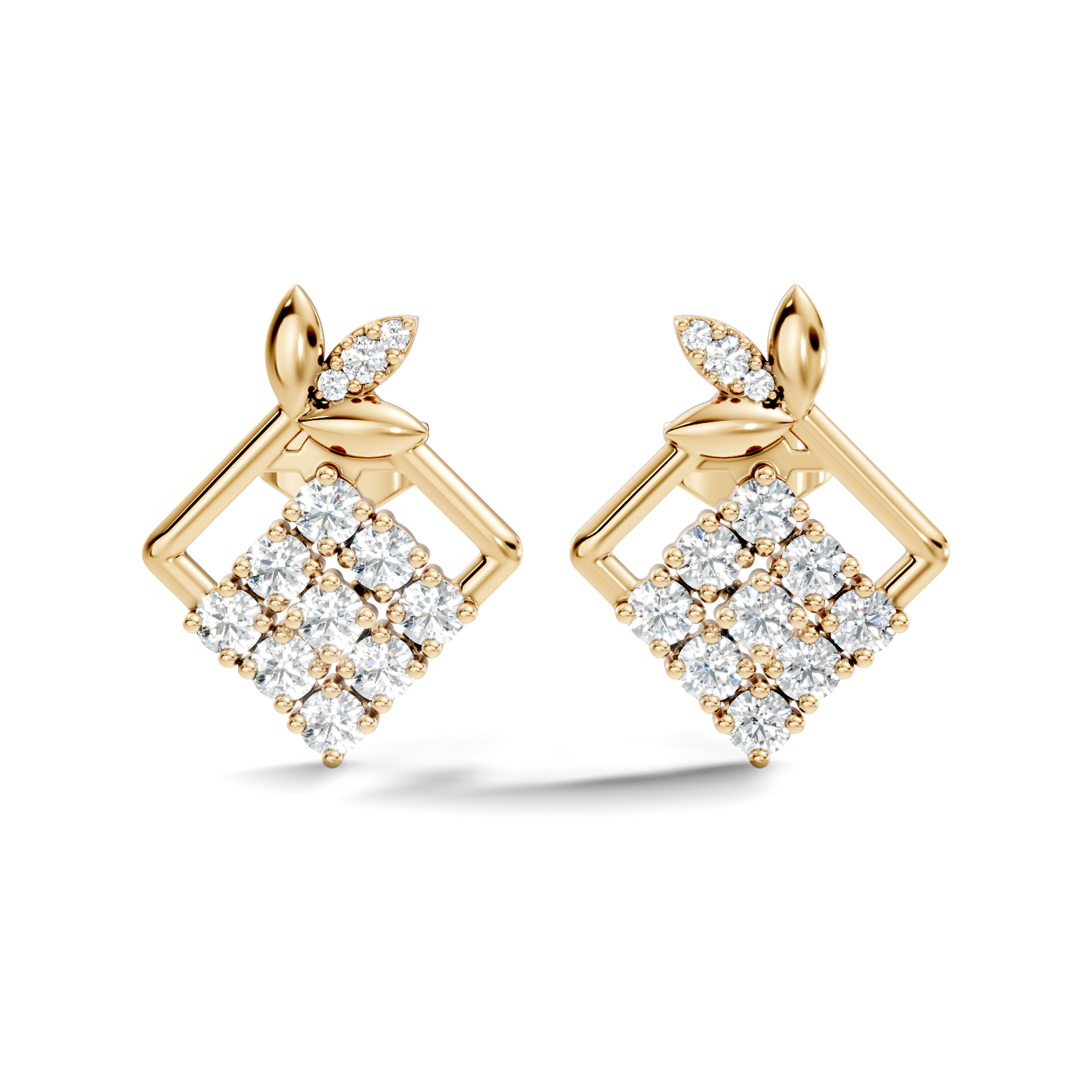 Vintage Round Cut Top Grade Diamond Unique Minimalist Dainty Classic Stunning Party Wear Earring For Her - HIGHCARAT DIAMONDS