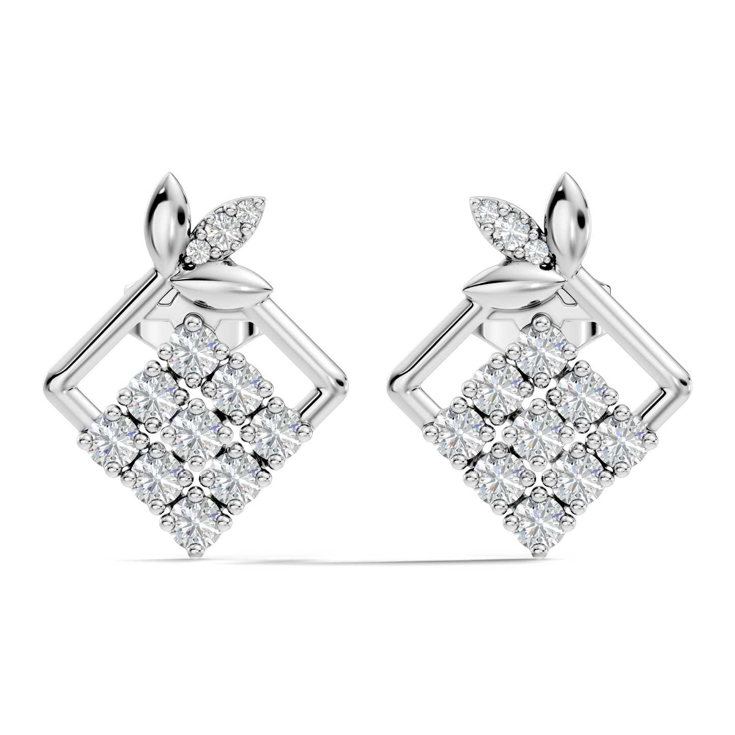 Vintage Round Cut Top Grade Diamond Unique Minimalist Dainty Classic Stunning Party Wear Earring For Her - HIGHCARAT DIAMONDS