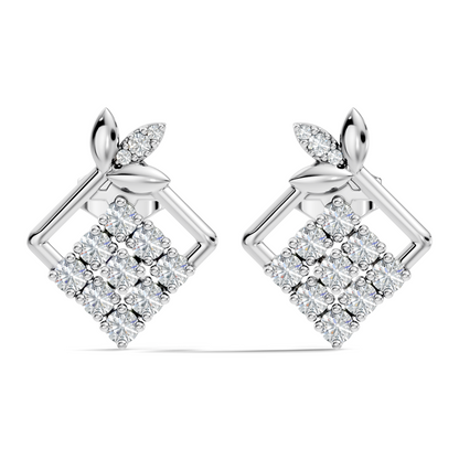 Vintage Round Cut Top Grade Diamond Unique Minimalist Dainty Classic Stunning Party Wear Earring For Her - HIGHCARAT DIAMONDS