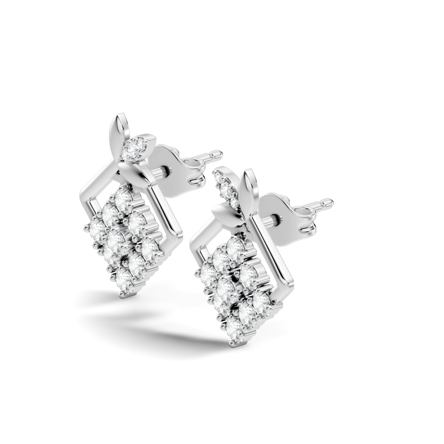 Vintage Round Cut Top Grade Diamond Unique Minimalist Dainty Classic Stunning Party Wear Earring For Her - HIGHCARAT DIAMONDS