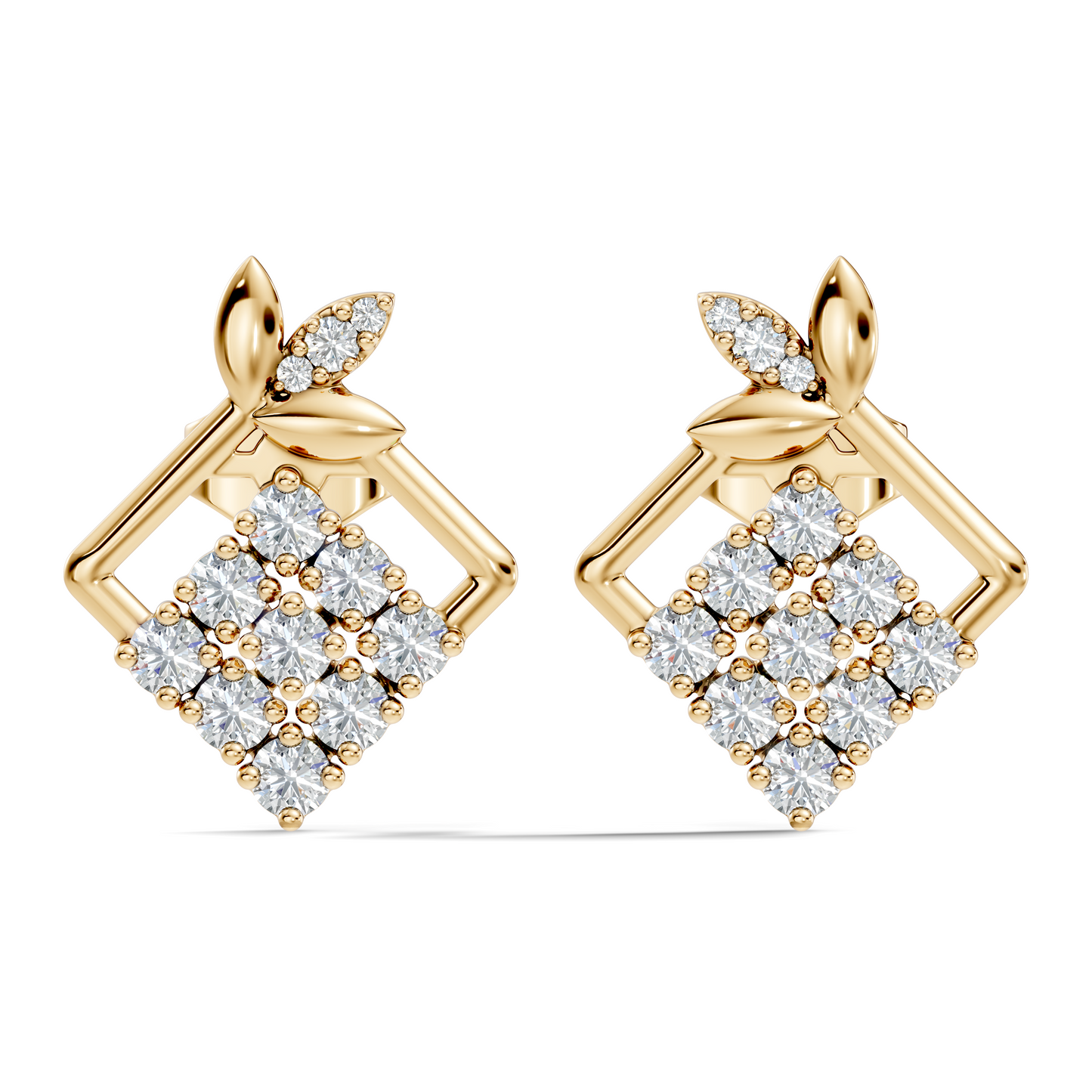 Vintage Round Cut Top Grade Diamond Unique Minimalist Dainty Classic Stunning Party Wear Earring For Her - HIGHCARAT DIAMONDS