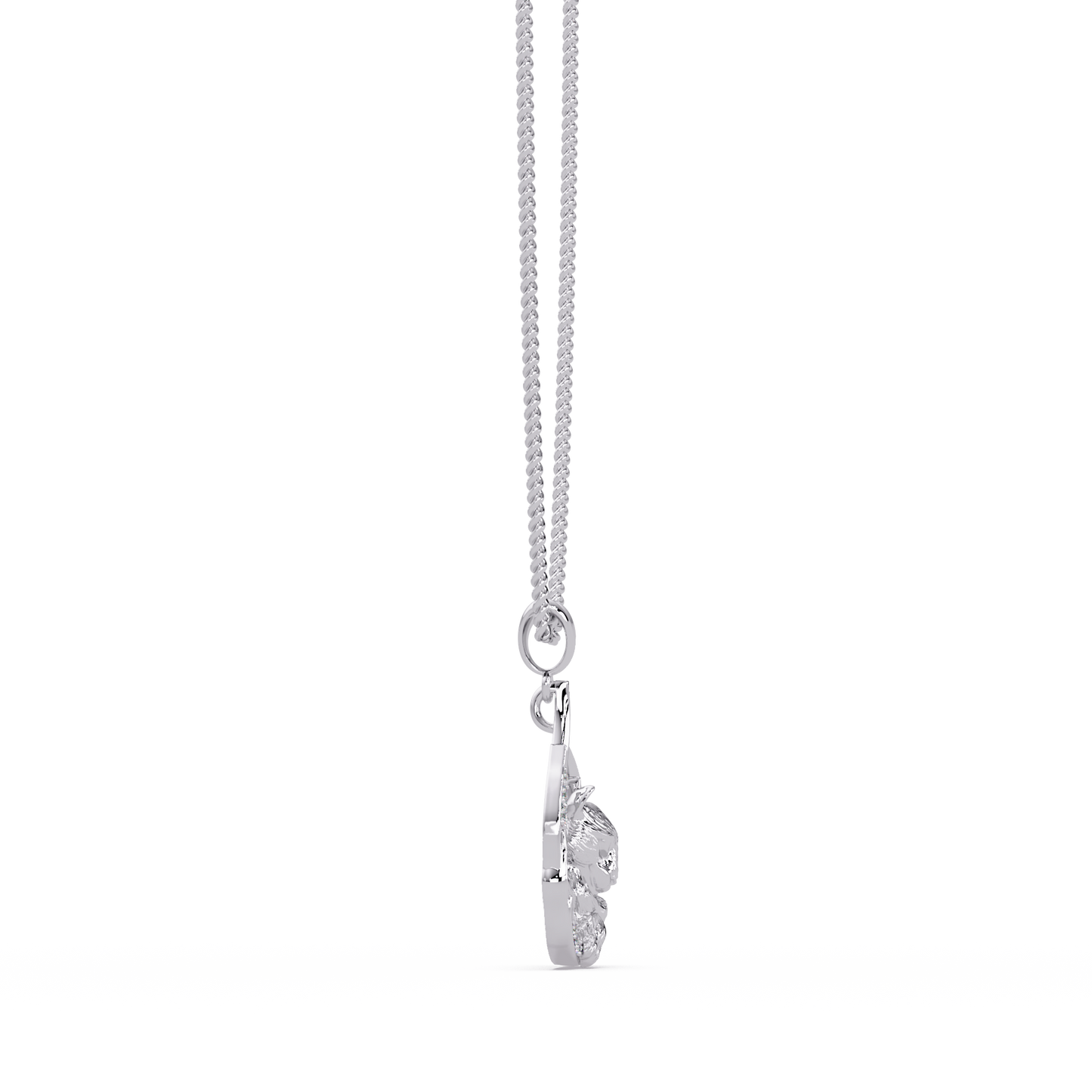 Gold Tiger Claw Lab grown Diamond Hip Hop Pendant - HIGHCARAT DIAMONDS