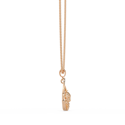 Gold Tiger Claw Lab grown Diamond Hip Hop Pendant - HIGHCARAT DIAMONDS