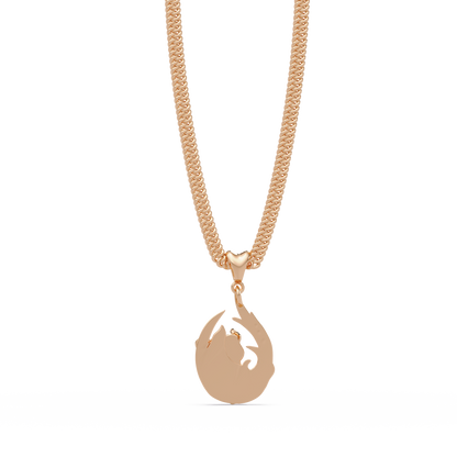 Gold Tiger Claw Lab grown Diamond Hip Hop Pendant - HIGHCARAT DIAMONDS