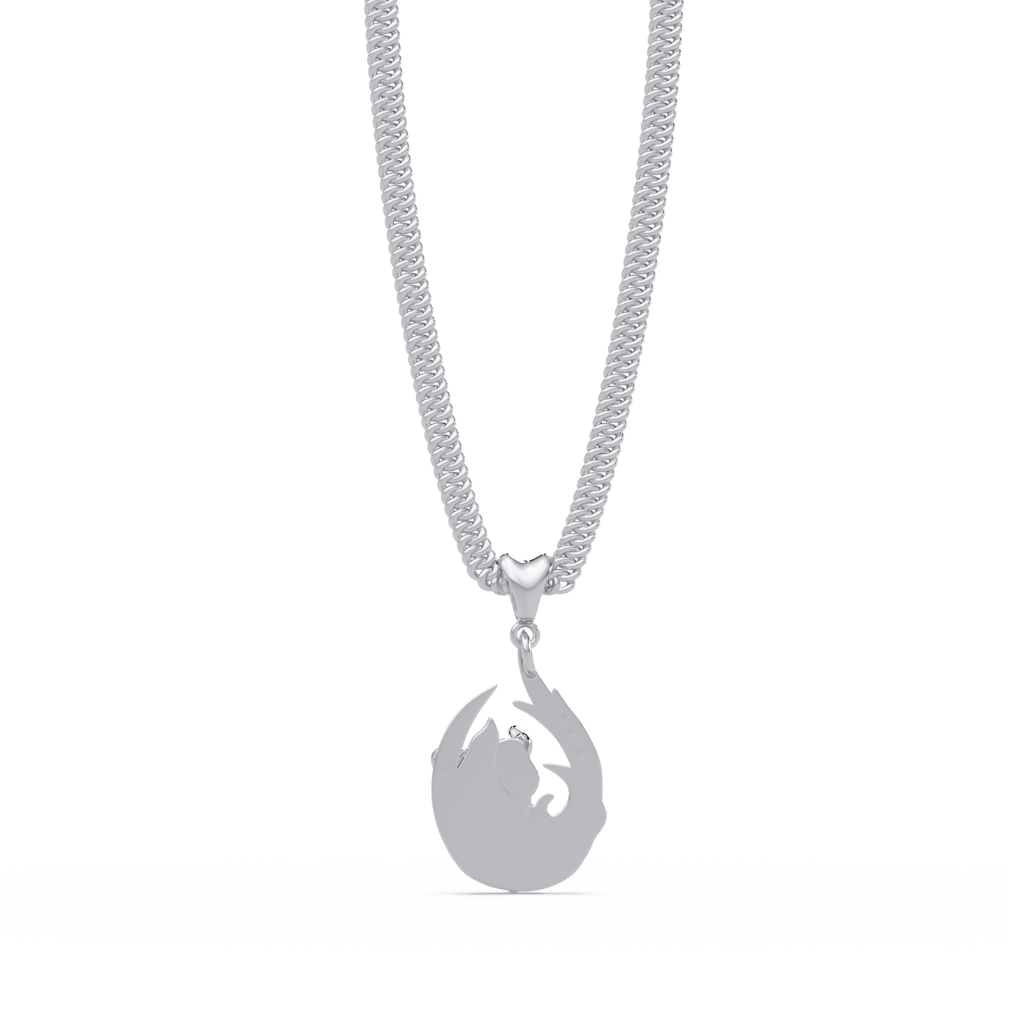 Gold Tiger Claw Lab grown Diamond Hip Hop Pendant - HIGHCARAT DIAMONDS