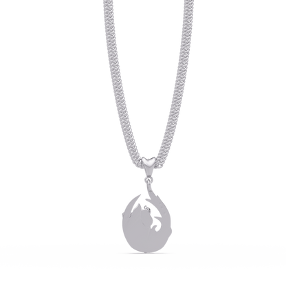 Gold Tiger Claw Lab grown Diamond Hip Hop Pendant - HIGHCARAT DIAMONDS