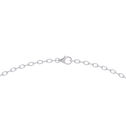 Graduated Round Lab-Grown Diamond V-Shape Necklace in Rose Gold - HIGHCARAT DIAMONDS
